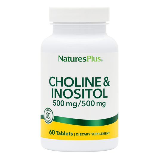 NaturesPlus Choline & Inositol 500 mg Tablets