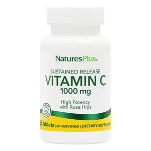 NaturesPlus Vitamin C 1000 mg with Rose Hips Sustained Release Tablets