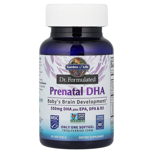 GARDEN OF LIFE PRENATAL DHA 30 SOFTGELS