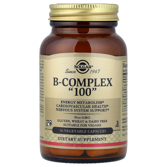 Solgar Vitamin B-Complex "100" 50 Veg Capsules
