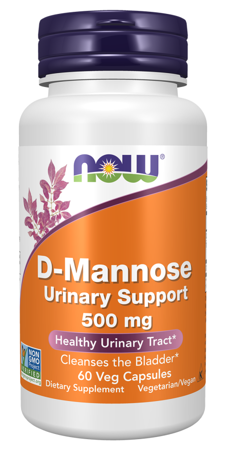 NOW D-MANNOSE URINARY SUPPORT 500 MG