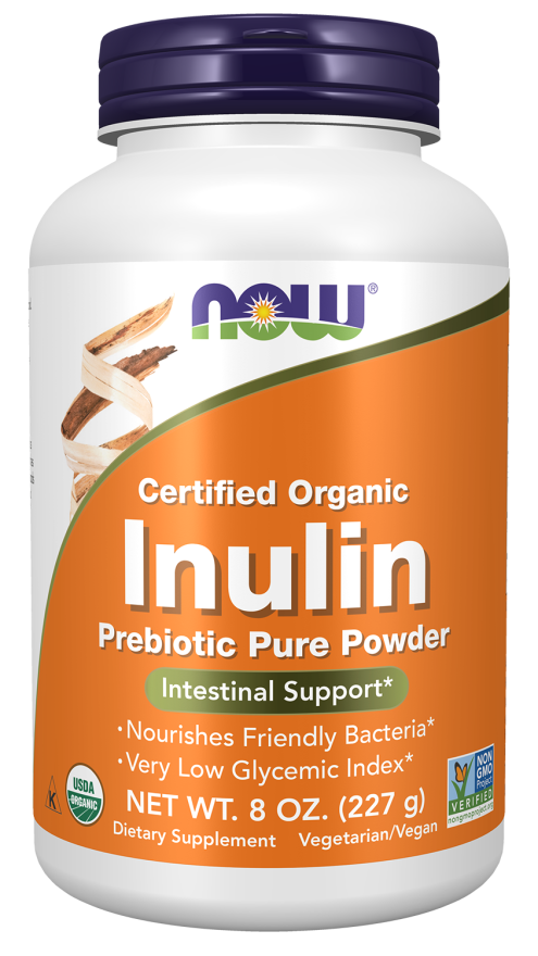 NOW INULIN PREBIOTIC PURE , ORGANIC