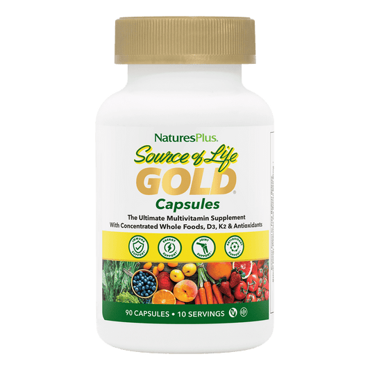 NaturesPlus Source of Life¨ GOLD Multivitamin Capsules