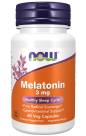 Melatonina 3 mg de NOW Foods