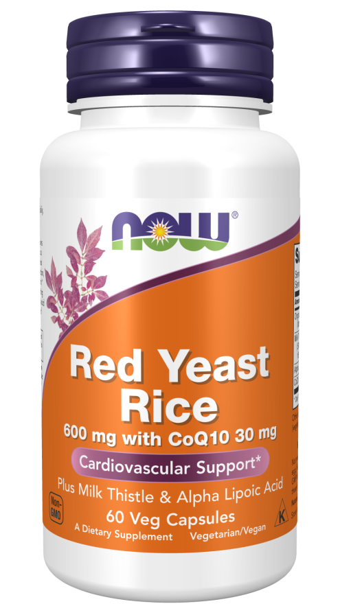 NOW RED YEAST RICE 600 MG WITH COQ10 30 MG