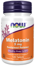 NOW Foods Melatonin 5 mg Sustained Release