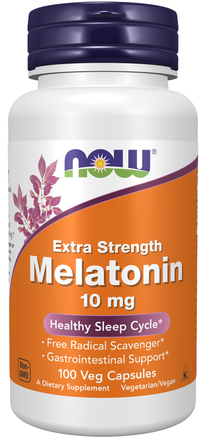 NOW MELATONIN, EXTRA STRENGTH 10 MG