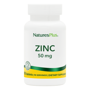 NaturesPlus Zinc 50 mg Tablets