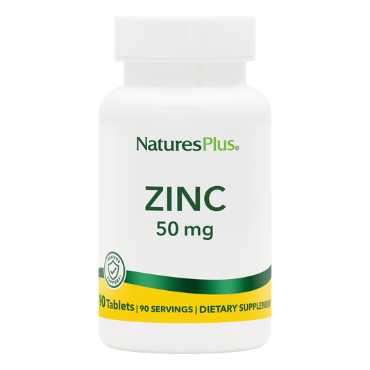 NaturesPlus Zinc 50 mg Tablets