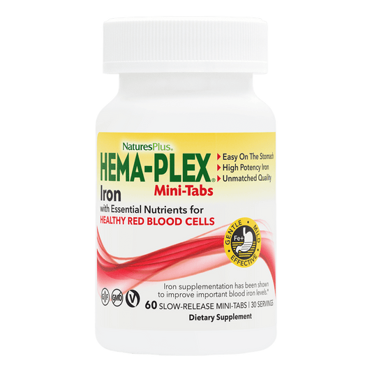 NaturesPlus HEMA-PLEX¨ Slow-Release Mini-Tabs