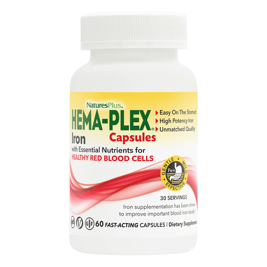 NaturesPlus HEMA-PLEX¨ Iron Capsules