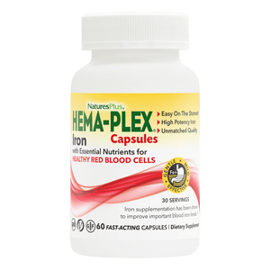 NaturesPlus HEMA-PLEX® Iron Capsules