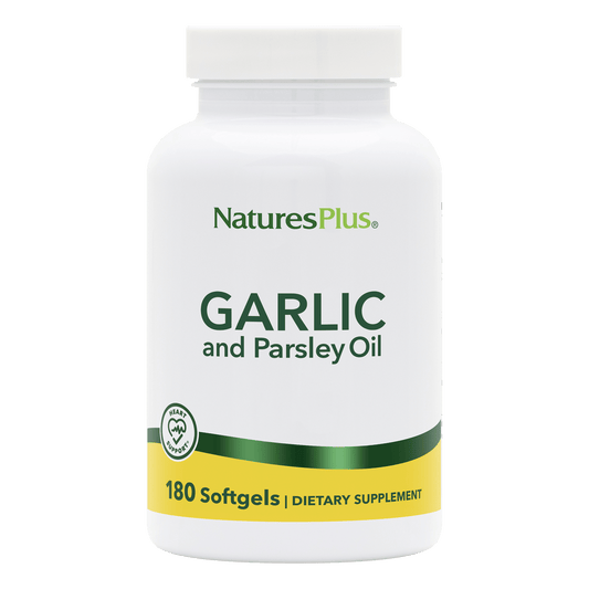 NaturesPlus Garlic & Parsley Oil Softgels