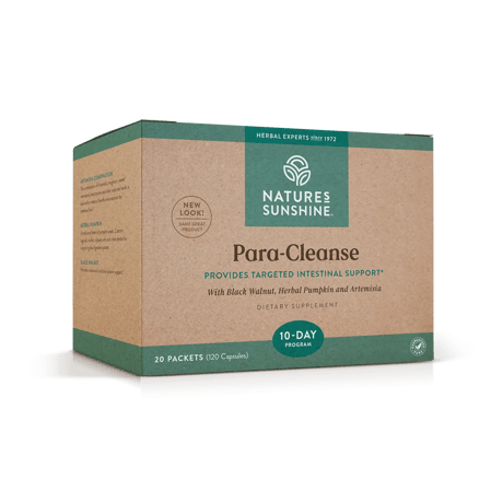 NATURE'S SUNSHINE PARA-CLEANSE 10 DAY 20 PACKS OUT TILL JAN 2026