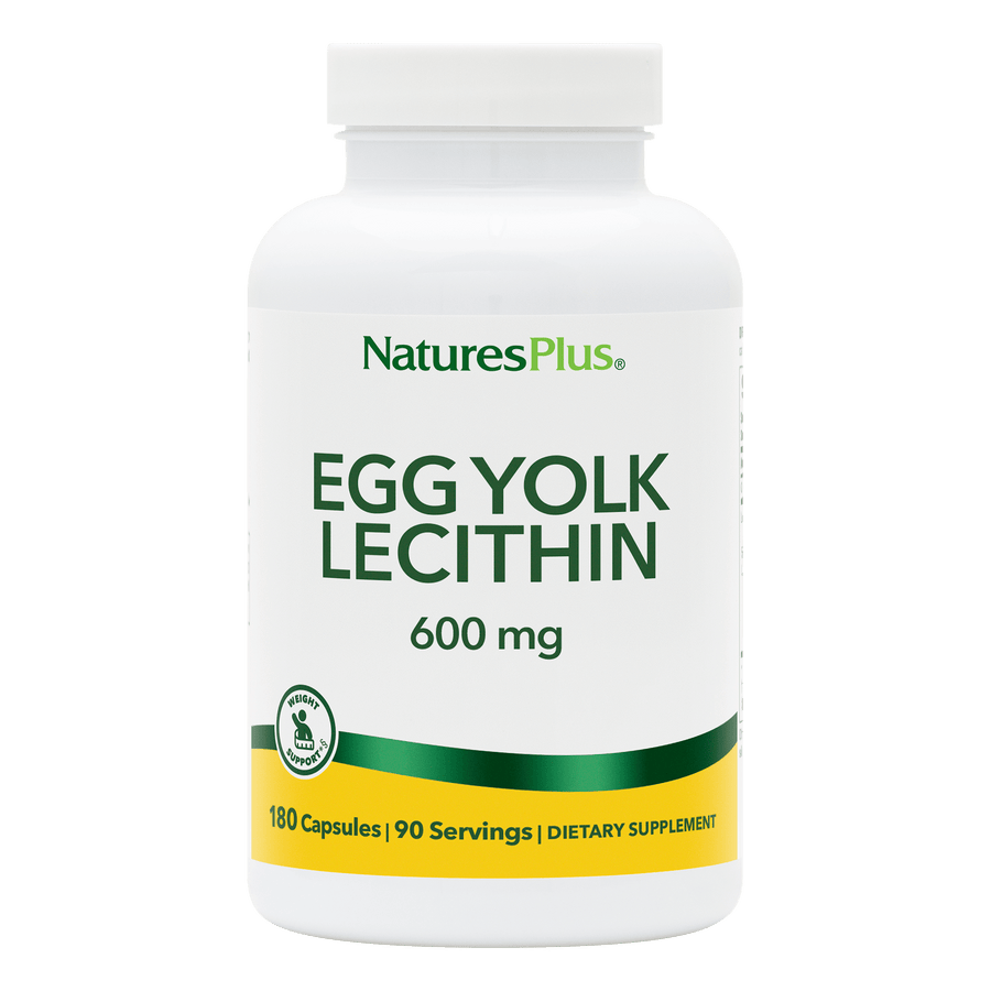 NaturesPlus Egg Yolk Lecithin 600 mg Capsules