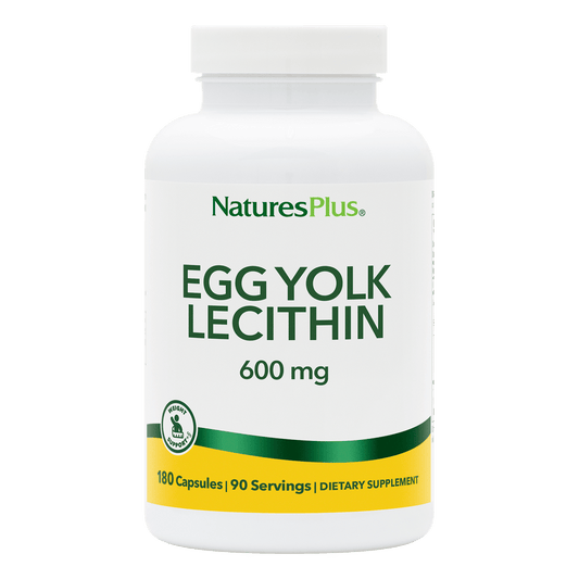 NaturesPlus Egg Yolk Lecithin 600 mg Capsules