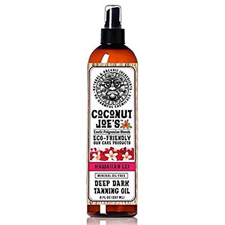 COCONUT JOES HAWAIIAN LEI DARK TAN OIL