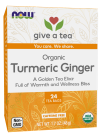 NOW Foods Turmeric Ginger Tea, Organic