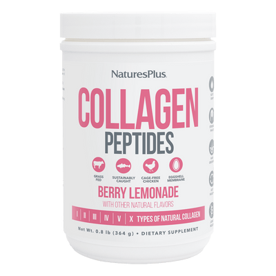 NaturesPlus Collagen Peptides Berry Lemonade