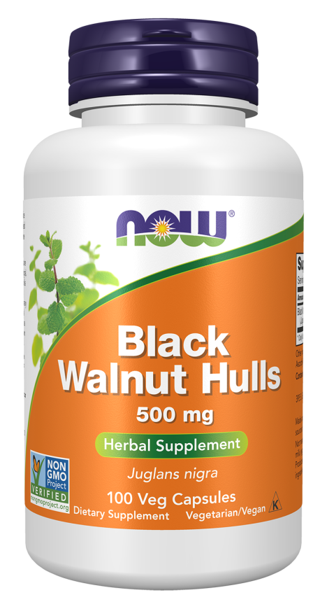 NOW BLACK WALNUT HULLS 500 MG