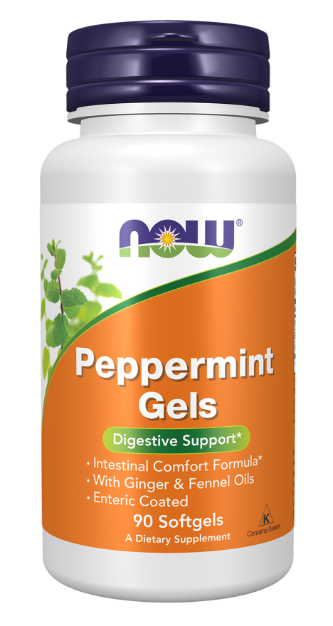 NOW PEPPERMINT GELS 90 SOFTGELS