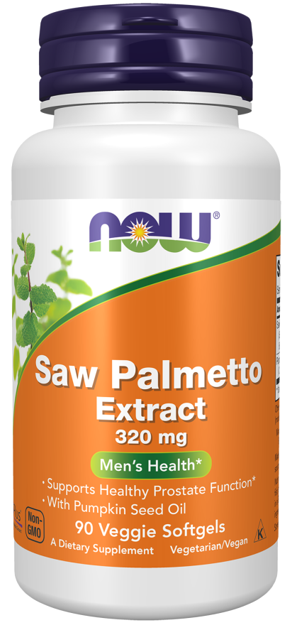 NOW SAW PALMETTO EXTRACT 320 MG VEGGIE