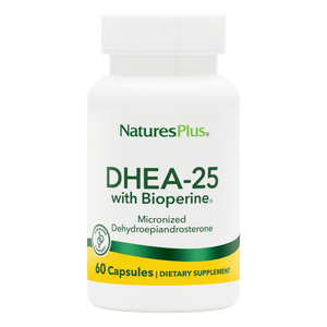 NaturesPlus DHEA-25 Capsules