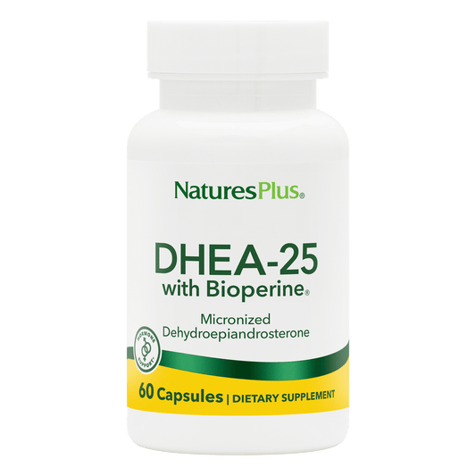 NaturesPlus DHEA-25 Capsules