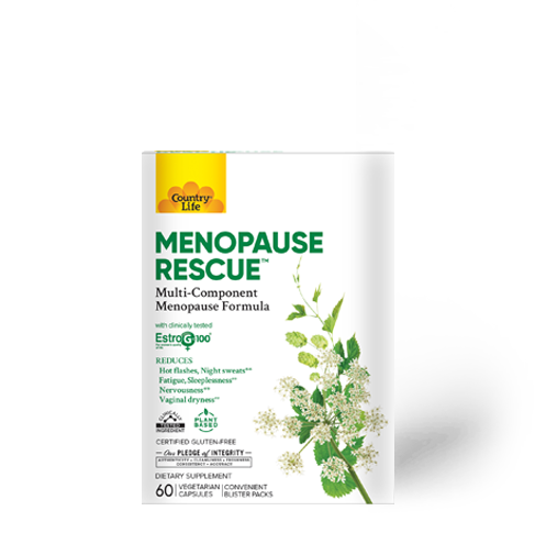 COUNTRY LIFE MENOPAUSE RESCUE 60 VEG CAPSULES