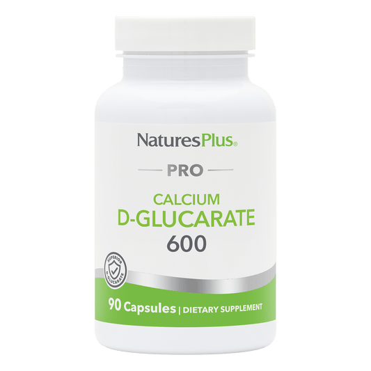 NaturesPlus PRO Calcium D-Glucarate (CDG) 600 MG Capsules
