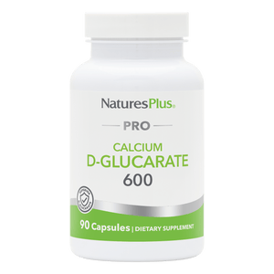 NaturesPlus PRO Calcium D-Glucarate (CDG) 600 MG Capsules