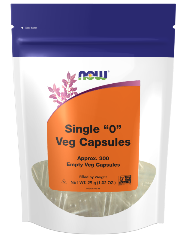 NOW VEG CAPSULES '0' EMPTY CAPSULES