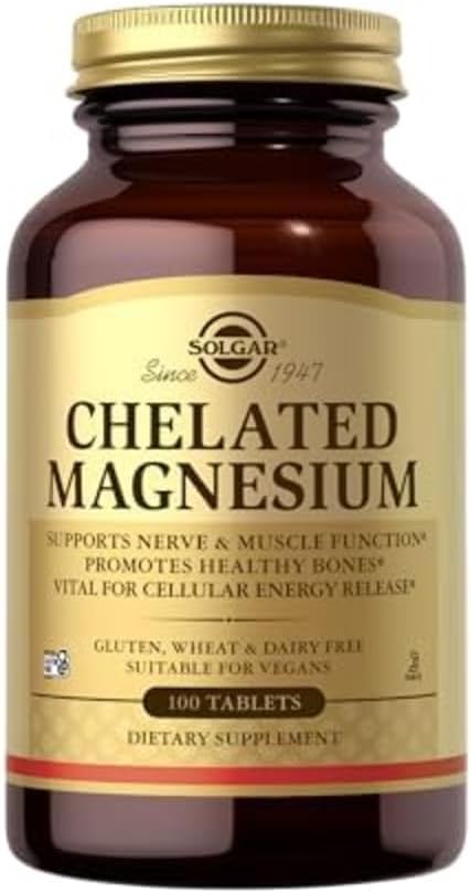 Solgar Chelated Magnesium 100 Tablets