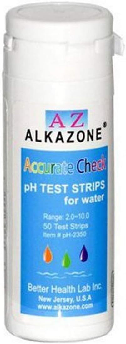 Alkazone Accurate Check pH Test Strips For Water
