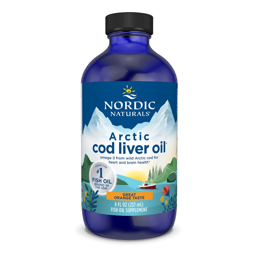 NORDIC NATURALS ARCTIC COD LIVER OIL ORANGE 8OZ