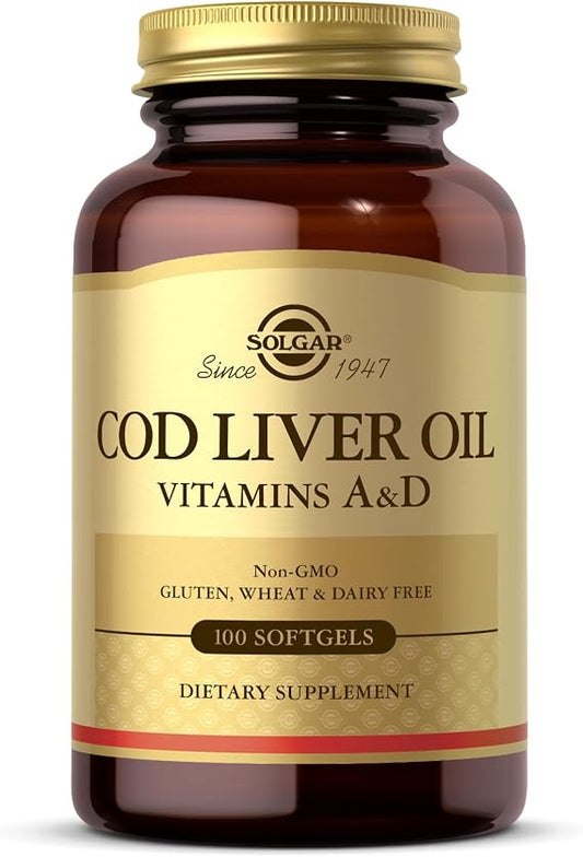Solgar Cod Liver Oil 100 Softgel