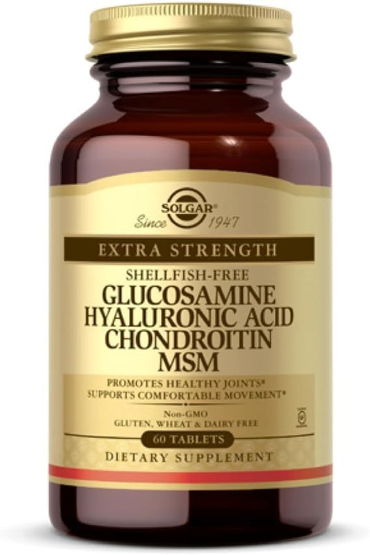 Solgar Glucosamine, Hyaluronic Acid Chondrotin MSM