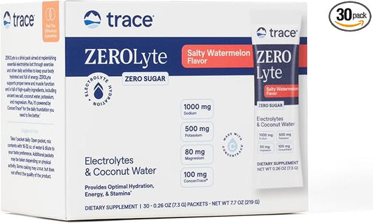 Trace Minerals Hydro Pak Zerolyte Sod Salty Watermelon