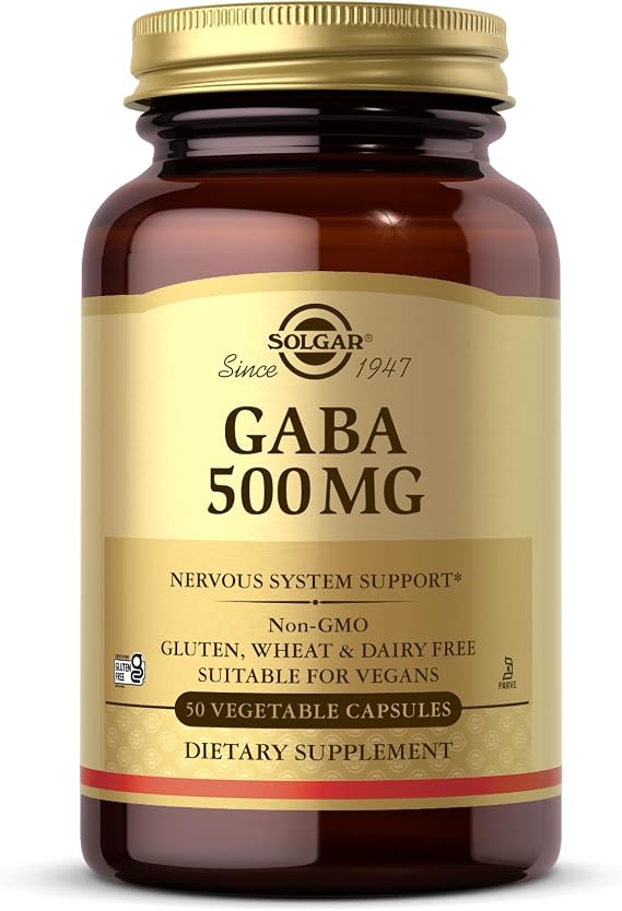 Solgar Gaba 500Mg 50 Veg Capsules