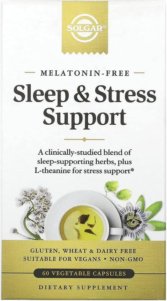 Solgar Sleep & Stress Support 60 Veg Capsules