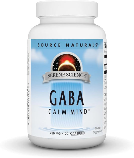 Source Naturals Gaba 750mg 90 Capsules