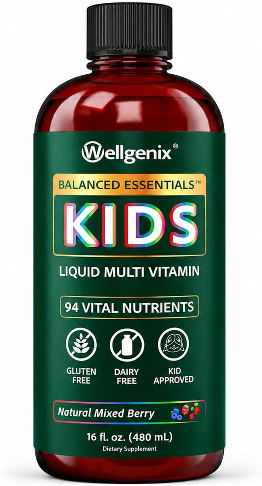 Wellgenix Kids Liquid Vitamin 16 Oz