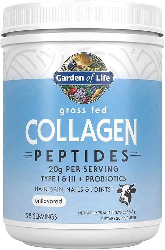 GARDEN OF LIFE COLLAGEN PEPTIDES 560G UNFLAVORED