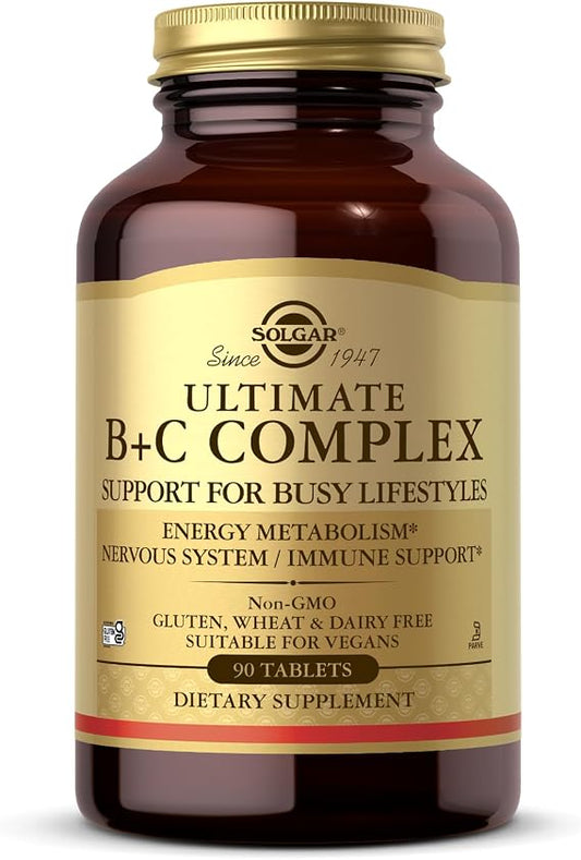Solgar Ultimate B+C Complex 90 Capsules