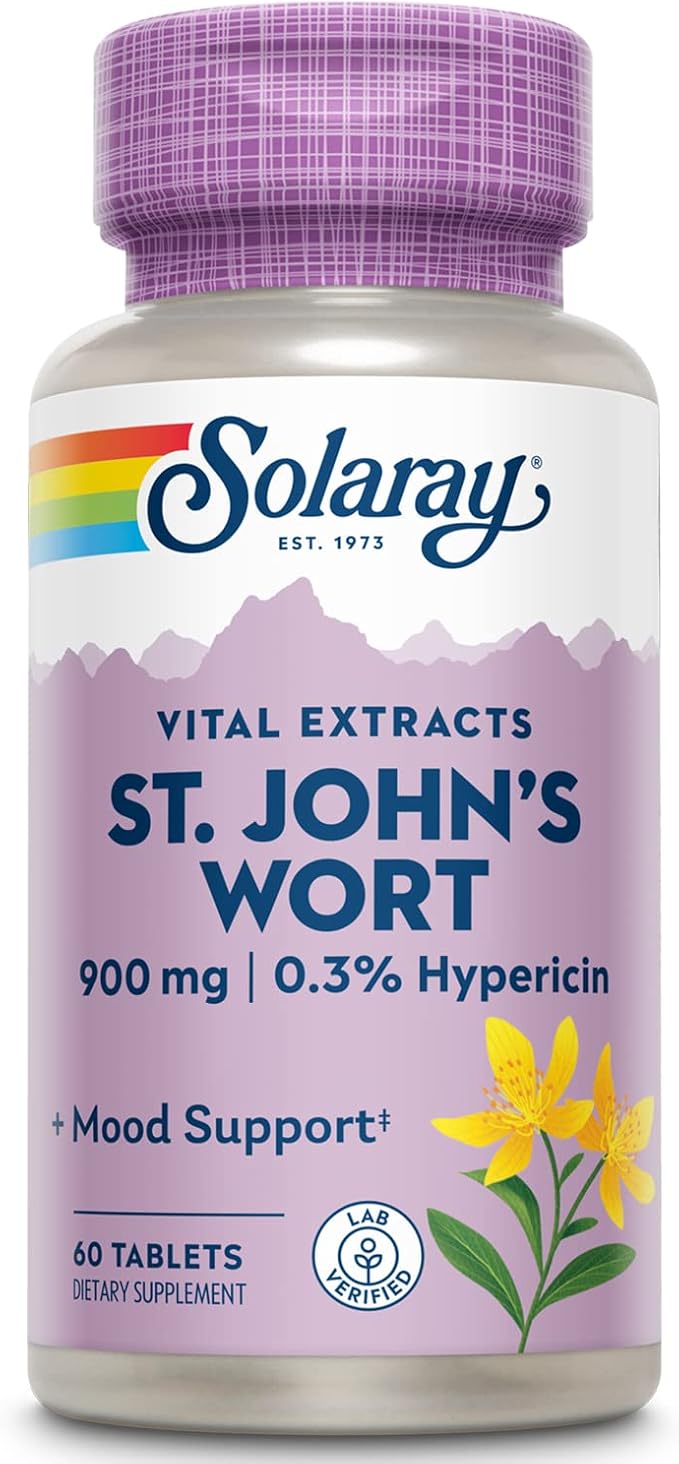 SOLARAY ST JOHNS WORT 900 MG 60 TABS