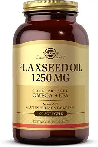 Solgar Flaxseed Oil 1250Mg Gels 100Sg