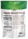 Cacao de NOW Foods, Crudo y Orgánico