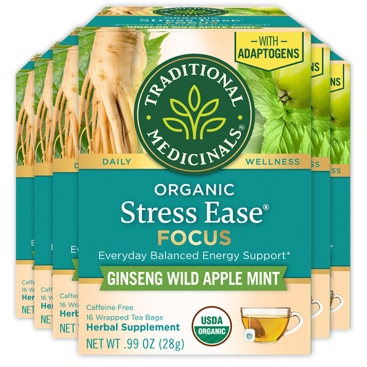 TRADITIONAL MEDICINALS ORGANIC STRESS EASE FOCUS