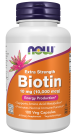 NOW Foods Biotin 10 mg (10,000 mcg), Extra Strength