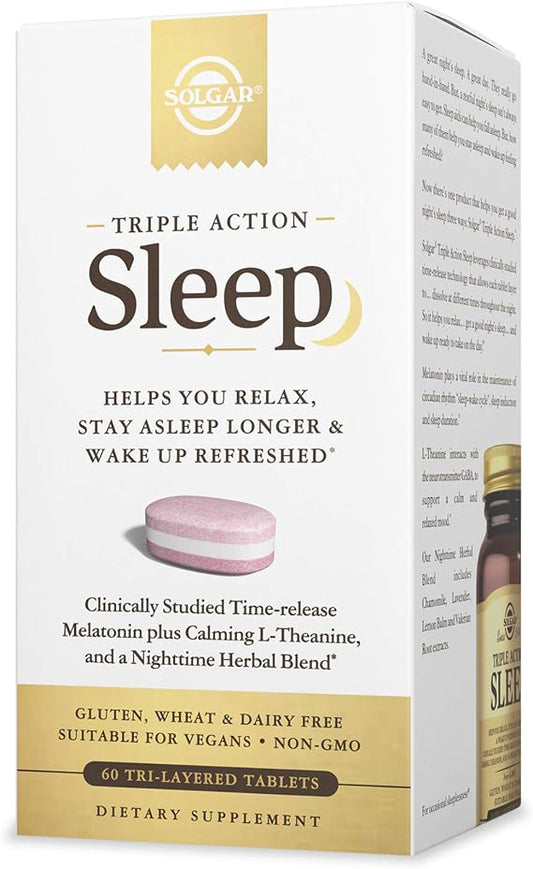 Solgar Triple Action Sleep 60 Tablets